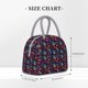 thumbnail image 2 of Disketp mushroom colorful Skull Bolsa Térmica para Almuerzo, Lonchera con Abertura Amplia y Gran Capacidad, Organizador Reutilizable para Mujeres, Hombres y Adultos, 2 of 6