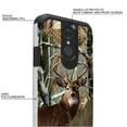 thumbnail image 4 of FINCIBO Dual Layer Hybrid Case Hard Plastic TPU Slim Back Cover for LG Q7/Q7+/Q7 Alpha, Deer Hunter, 4 of 7