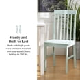 thumbnail image 4 of Pemberly Row 5-Piece Modern Wood Dining Set in White and Gray, 4 of 9