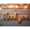 thumbnail image 4 of Rustic Thank You Banner Fairy Lights Celebration Banner Elegant Decor for Wedding Party Indoor Outdoor, 4 of 7