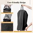 thumbnail image 4 of Cesto de ropa sucia Foluck Slim, 60 L, impermeable, plegable, negro, 4 of 6