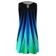 thumbnail image 5 of Vestido de verano para mujer, vestido de cuello redondo, sin mangas, lindo volante, columpio, playa, sol, mini tanque, vestidos cortos Fridja hjkh1875, 5 of 5