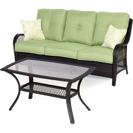 Hanover Orleans 2-Piece Outdoor Lounging Set