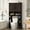 Espresso, variant on Vabches Over The Toilet Storage Cabinet with Toilet Paper Holder Stand, Above Toilet with Adjustable Shelf & 2 Doors