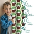 thumbnail image 3 of Blackout Kids Curtains,Green Hedgehog Pattern Childrens Insulated Curtains Set Of 2,Bedroom Essentials,Toddler Room Decor 42"x84"(106x213cm), 3 of 4