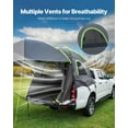 thumbnail image 2 of VEVOR Pickup Truck Tent, Fits 5.5-6.0 ft Truck Tents for Camping, Waterproof PU2000 mm 2-3 Person Sleeping Truck Bed Tent, Sturdy Truck Bed Camper Shell with Expandable Awning, Rainfly, Storage Bag, 2 of 9