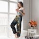 thumbnail image 5 of Fotbe Forest Meditating Tiger Pantalones de Pijama para Mujer, Pantalones de Dormir, Pantalones Pj con Cordón y Bolsillos-Medium, 5 of 6