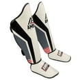 thumbnail image 3 of Gladiator Muay Thai Shin Guards, Synthetic Leather, Shock Absorbing Triple Foam, Adjustable Hook & Loop Straps, Elastic Instep Strap, Durable & Lightweight for MMA, Kickboxing, X-Large, 3 of 7