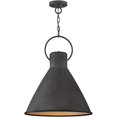 thumbnail image 2 of Hinkley 3555DZ Winnie - 18 Inch 1 Light Pendant, Aged Zinc/Distressed Black Finish, 2 of 2