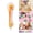 Orange, variant on Perler Bead Pen, Fuse Beads Pen, Transparent Large-Capacity Bead Dispenser for Fine Motor Skills & DIY Crafts