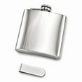 thumbnail image 2 of FB Jewels 6 oz. Stainless Steel Flask and Money Clip Gift Set, 2 of 2