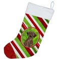 thumbnail image 2 of Carolines Treasures CK4044CS Flocons de Neige de Noël Labrador Chocolat Retriever Bas de Noël, 2 of 2