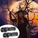 thumbnail image 5 of FELTECHELECTR 1 par de guantes sin dedos decorativos de Halloween (negro y gris), 5 of 7
