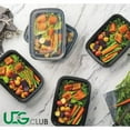 thumbnail image 5 of UEG Club Clear Plastic Microwave Safe Food Storage Containers, 38 oz  50 Count, 5 of 6