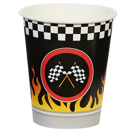 Racecar Racing Party 9oz Paper Cups  24ct  Great for Birthday Parties