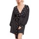 thumbnail image 1 of Vestido acampanado Free People Wonderland negro XS, 1 of 1