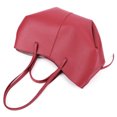 thumbnail image 2 of Bolso de mano elegante para mujer, bolso de viaje de gran capacidad con juego de monedero (rojo grande), 2 of 9