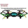 thumbnail image 3 of Skin Decal Wrap 2 Pack for DJI Ryze Tello Drone Smooth Fades Neon Teal Black DRONE NOT INCLUDED, 3 of 4