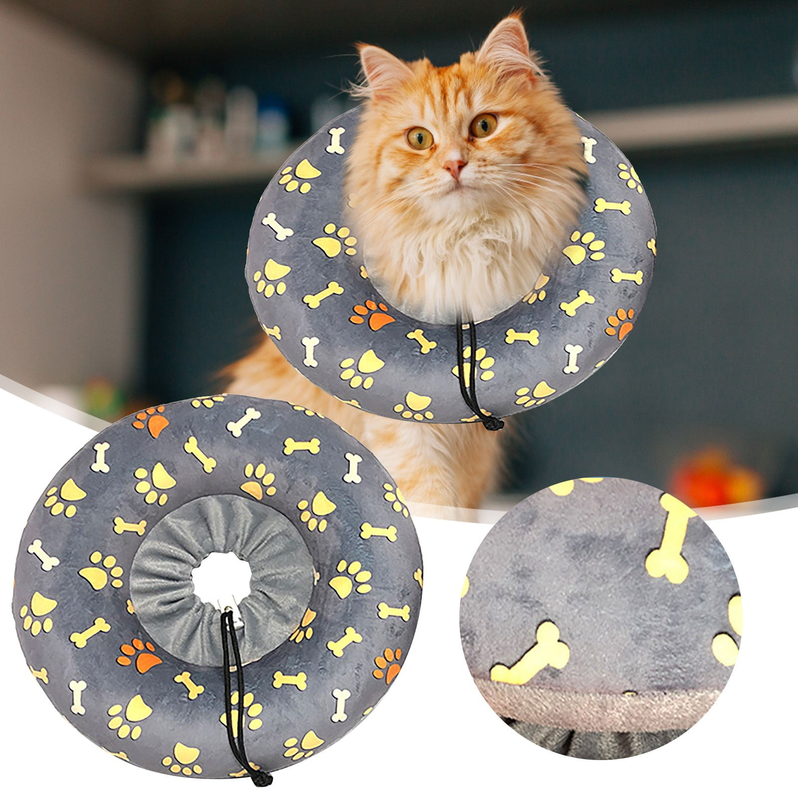 Soft Dog Collar For Large Dogs For After Inflatable Dog Neck Donut