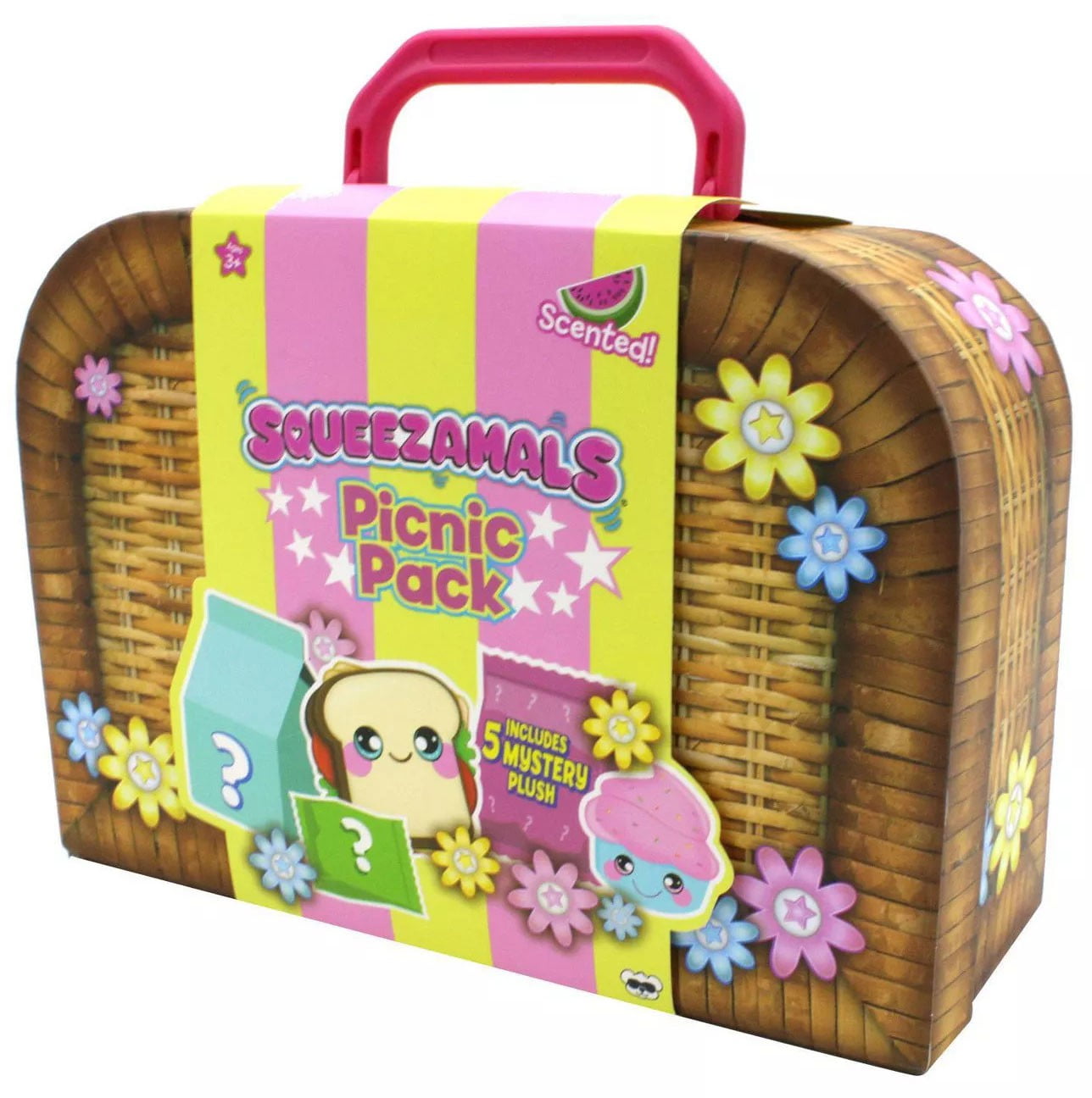 Squeezamals Picnic Pack Mystery Plush 5Pack