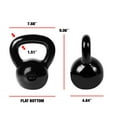 thumbnail image 5 of CAP Barbell Cast Iron Kettlebell, Black, 25LBS, 5 of 7