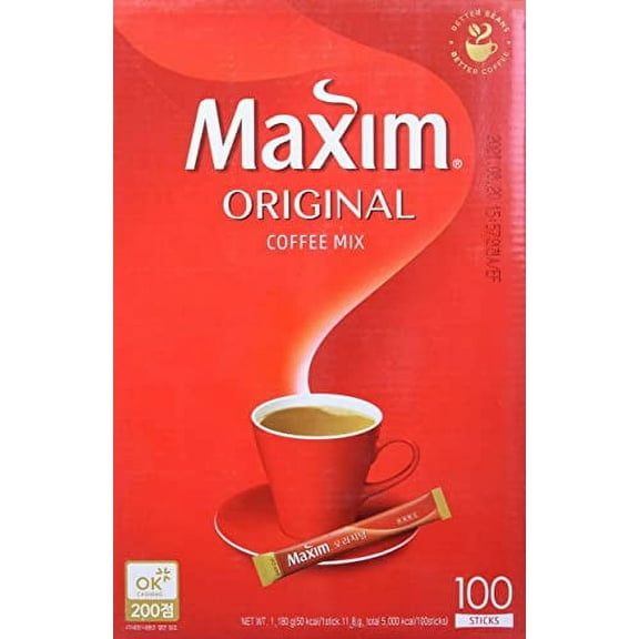 Maxim Ground Original Korean Coffee - 100pks