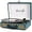 Coral Blue, variant on ZJQYDS Record Player with Speakers 3-Speed Bluetooth Suitcase Portable Vinyl Record Player Belt-Driven RCA Line Out AUX in Headphone Jack Vinyl Vintage Turntable Blue