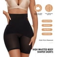 thumbnail image 3 of MANIFIQUE Shapewear for Women Tummy Control, High Waisted Body Shaper Shorts Butt Lifting Panties Thigh Slimmer Girdle, 3 of 7