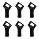thumbnail image 1 of WORGEOUS 6 PCS Convenientes y prácticos clips de micrófono Titulares de micrófonos de plástico (Negro), 1 of 8