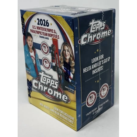 2026 Topps Chrome U.S. Olympics 7-Pack Blaster Box