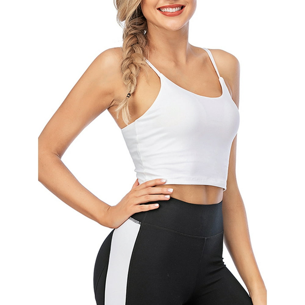 Lelinta LELINTA Seamless Short Camisoles Pad For Women Cami Tank Tops