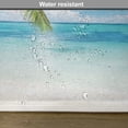 thumbnail image 6 of Ambesonne Ocean Place Mats Set of 4, Exotic Beach Shoreline, Standard Size, Green Blue White, 6 of 6
