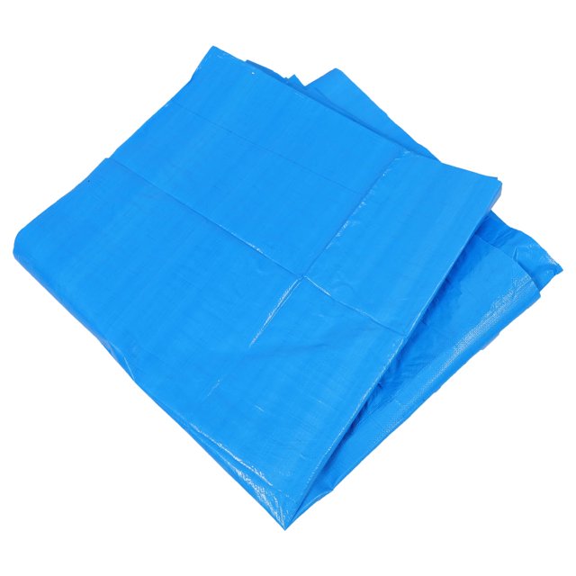 Lona de piscina rectangular con cojín, lona protectora contra el polvo, lona de piscina tejida de polietileno