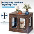 thumbnail image 4 of 31.5 x 23.62 x 25.98-pulgada dog house cage side end para small y medium dogs, 4 of 7