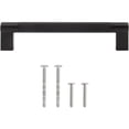thumbnail image 3 of Stone Harbor Hardware Urban Cabinet Pull, 128 Millimeters, Matte Black, 3 of 3