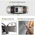thumbnail image 4 of Emergency Hammer For Car, Emergency Escape Window Break Hammer Safety Seat Belt Cutter Tool(2pcs, Black, White), 4 of 5