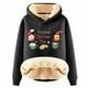 thumbnail image 1 of WILLBEST Sudadera Larga para Mujer Womens Casual Plus Velvet Christmas Series Printed Long Sleeve Hooded Sweatshirt Grande, 1 of 4