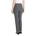 thumbnail image 3 of Hilary Radley Ladies' Pull-on Pant with Tummy Control Size: M, Color: Black/Off-White Combo, 3 of 4