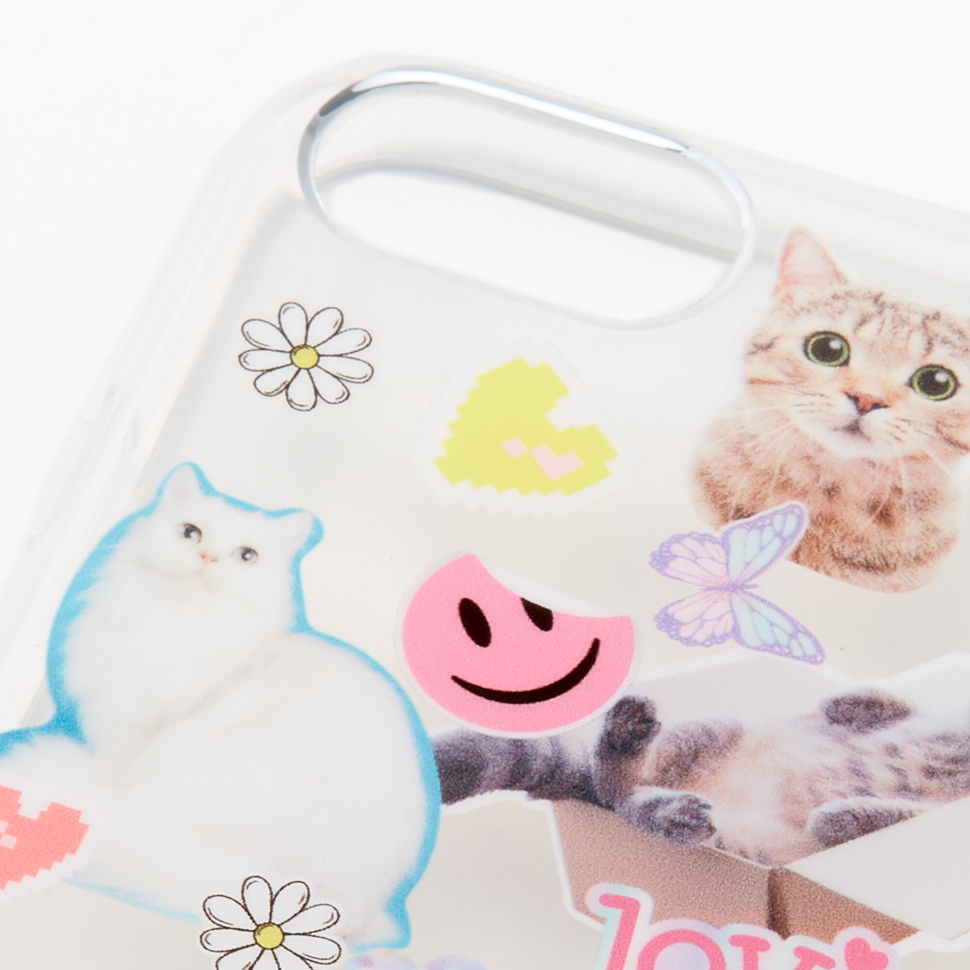 Claire s Teen Girls Cat Lover Protective Phone Case. Fits iPhone 6 7 8 SE 48135