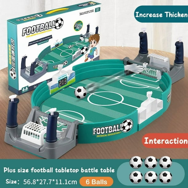 Mesa de fútbol para fiesta familiar, juego de mesa de fútbol, juguetes interactivos de escritorio, deporte para niños, juego portátil al aire libre, regalo
