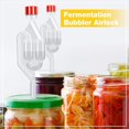 thumbnail image 1 of Aireador de esclusa de aire de fermentación de 8 piezas, aireador de esclusa de aire de plástico transparente para kit de fermentación de vino en el hogar, 1 of 4