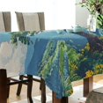 thumbnail image 5 of Yayeee Tablecloths 54" x 54" Rectangle Wrinkle Resistant Party Table Cover, Blue Mountain, 5 of 8
