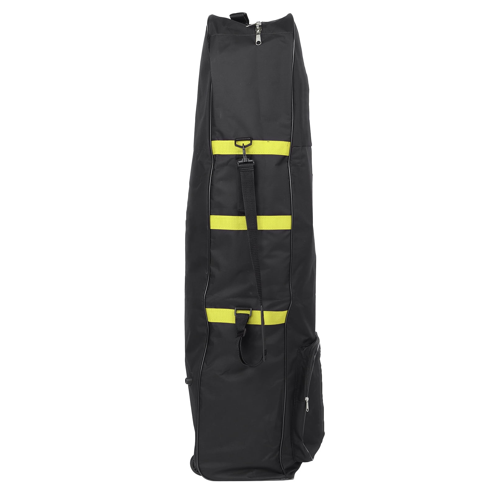 BIMZUC Foldable Golf Travel Bag with Wheels, 600D Oxford Club Case Cover, Yellow (19.6 inches / 50 cm)