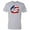 Grey - gray, variant on UFC Mens USA Country Flag Graphic T-Shirt, Grey, Small