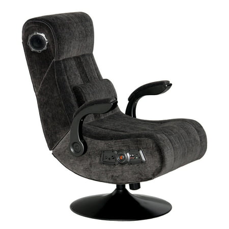 X Rocker Pedestal Video Game Chair 2.1 with Wireless Bluetooth Audio - Charcoal