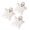 3-pack, variant on Halloween Ghost Ceramic Spoon Rest, Cute White Utensil Rest and Trinket Dish for Kitchen Counter, Stove Top, Rings, Keys and Candy