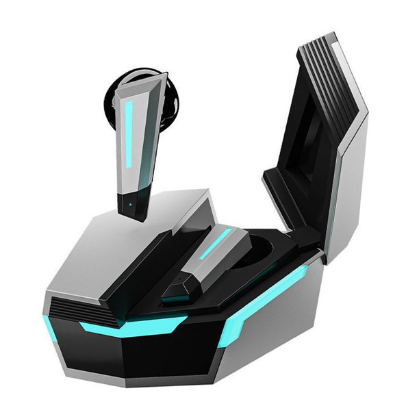 Auriculares Bluetooth Auriculares Inalámbricos Bluetooth Para Juegos Auriculares Manos Libres Plata Gris