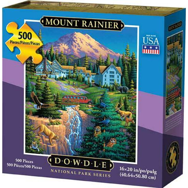 Dowdle Jigsaw Puzzle Mt Rainier National Park 500 Piece Walmart