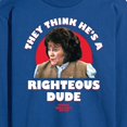 thumbnail image 3 of Ferris Bueller's Day Off - Righteous Dude - Men's Long Sleeve T-Shirt, 3 of 5