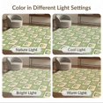 thumbnail image 7 of ODIKA 4'x6' Green Sage Cottage Botanical Wildflower Washable Area Rug Delicate Scattered Floral Branch Pattern Pet Friendly, Non-Shedding for Bedroom, Reading Nook, 7 of 7